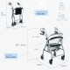 Andador Plus con Asiento y freno